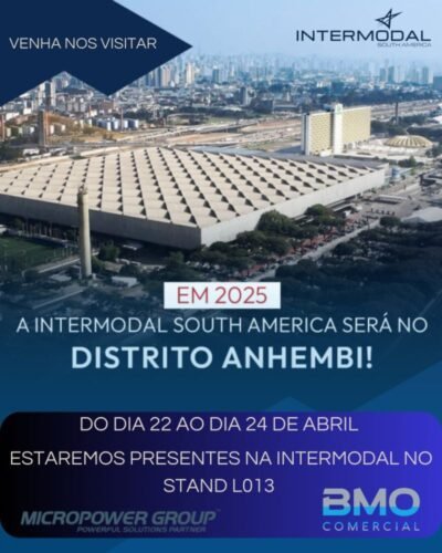 BMO Comercial estará na Intermodal South America 2025!